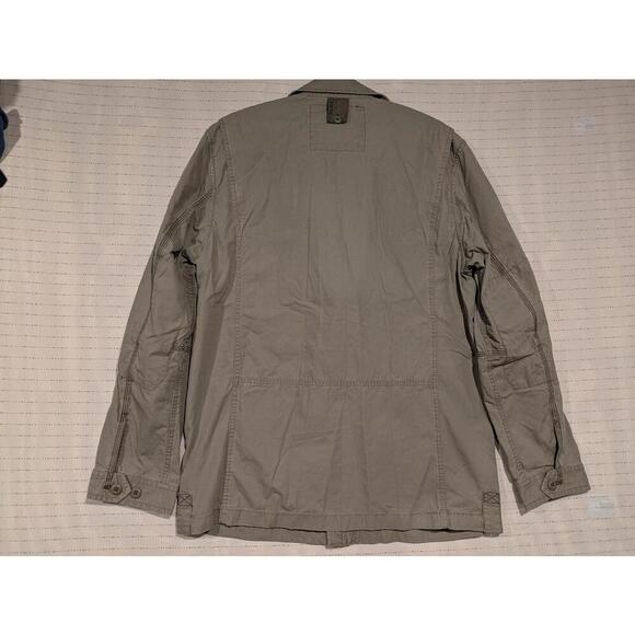 Timberland Lightweight Utility Jacket Tan Mens Medium 100% Cotton Polyester - Picture 12 of 12